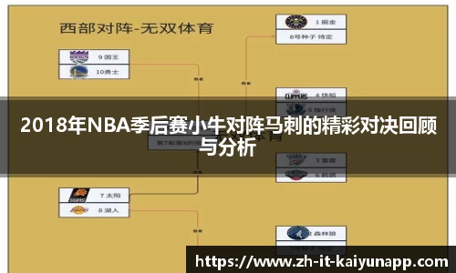 2018年NBA季后赛小牛对阵马刺的精彩对决回顾与分析