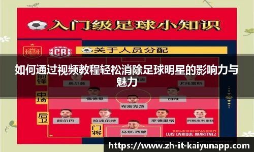 如何通过视频教程轻松消除足球明星的影响力与魅力